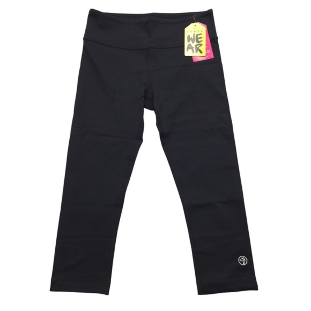 Zumba Fitness Black Capri Workout Leggings